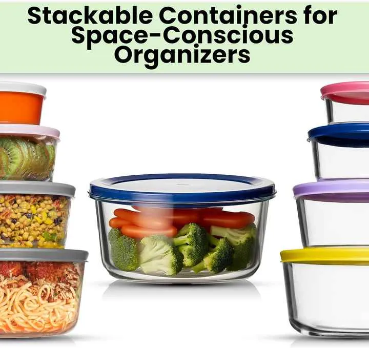 حاويات زجاجية لتخزين الطعام، حاوية زجاجية، 8 قطعGlass Food Storage Containers, Glass Container, 8 Pieces