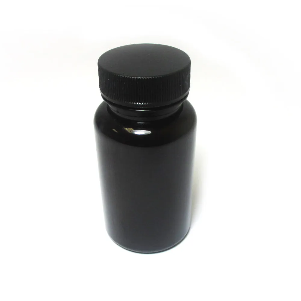 2pc Empty Plastic Pill Bottles Medicine Container Vitamin Capsule Drug Holder Bk