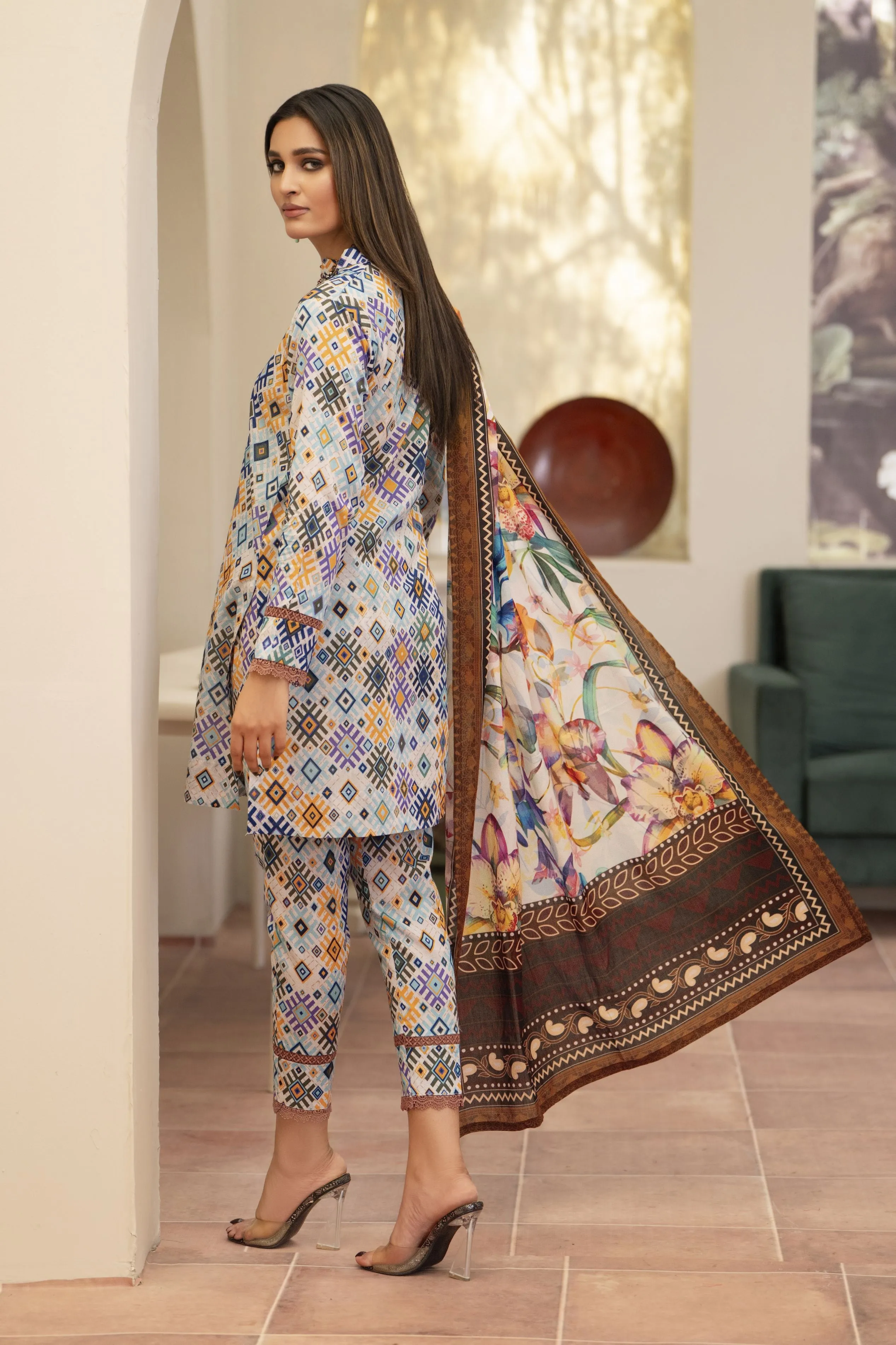 3pc Ready to Wear Breeze by Aabpara BBA7