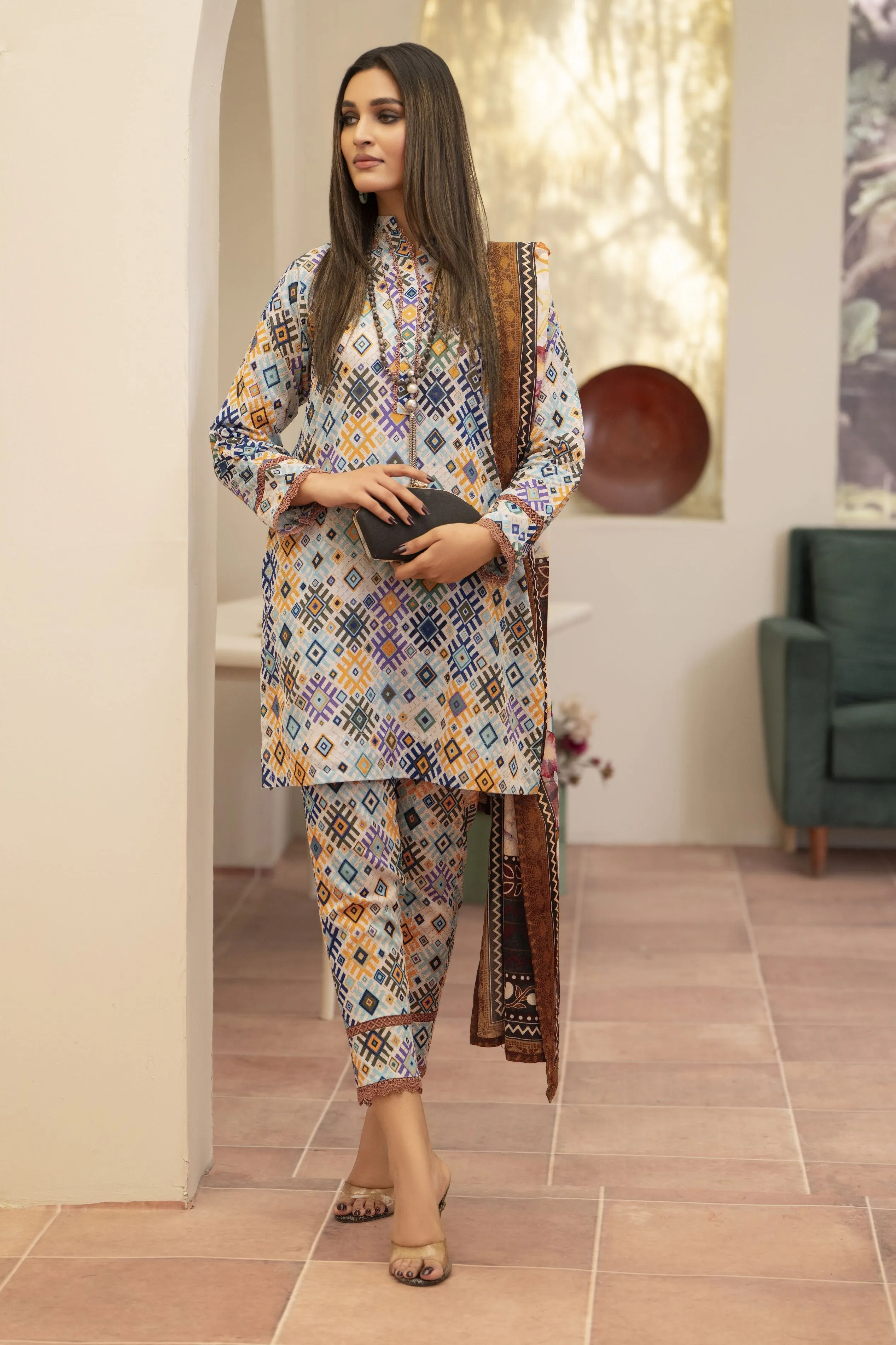 3pc Ready to Wear Breeze by Aabpara BBA7