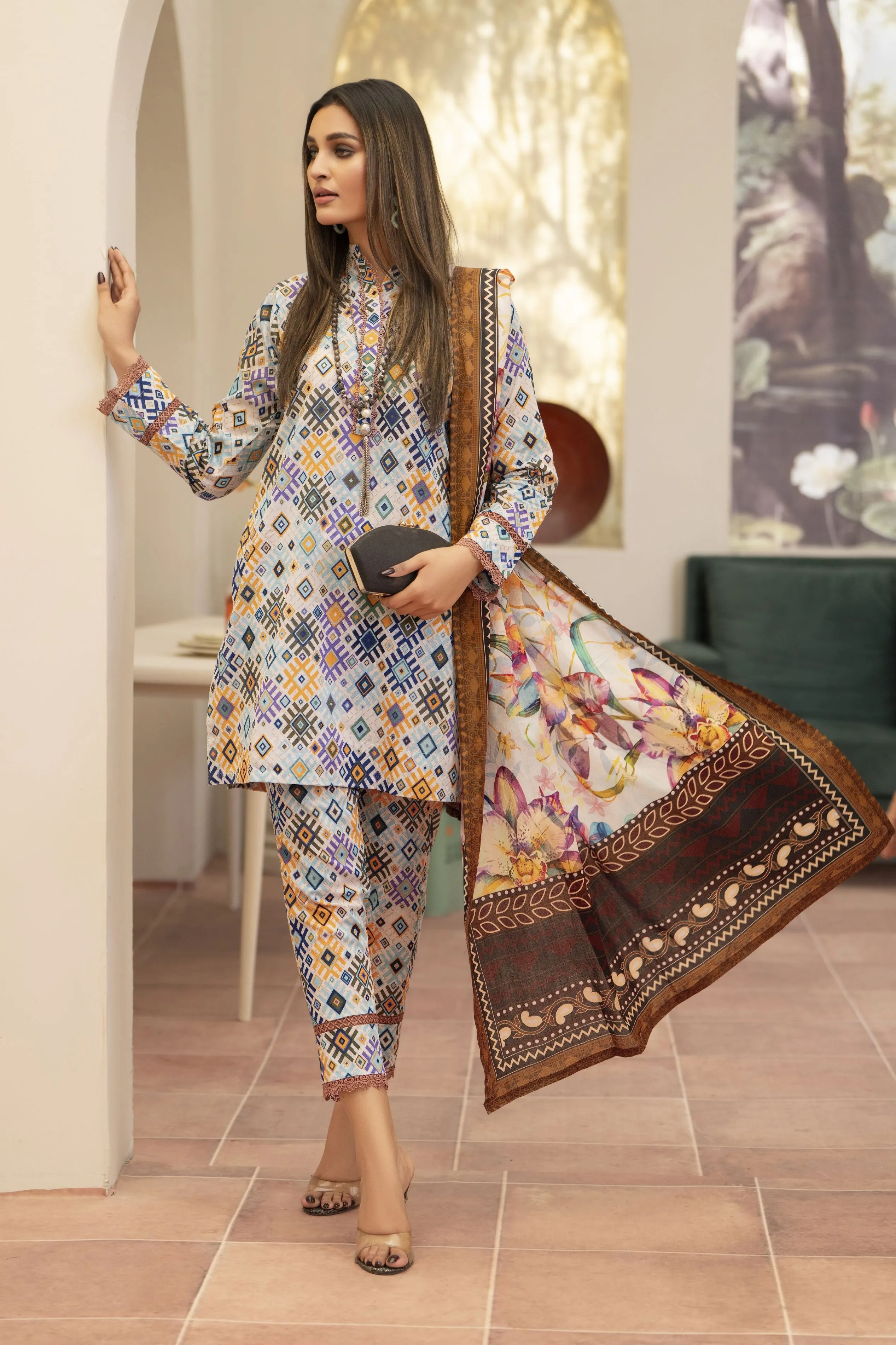 3pc Ready to Wear Breeze by Aabpara BBA7