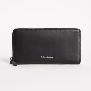 Duke Leather Zip Wallet (Black)