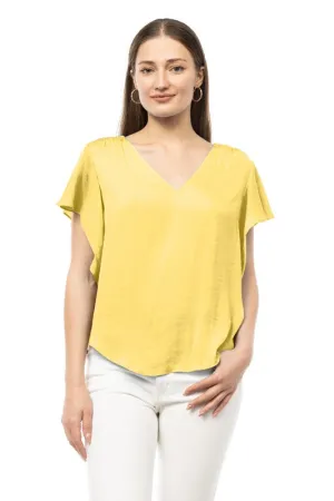 Flouncy Short Sleeve Top