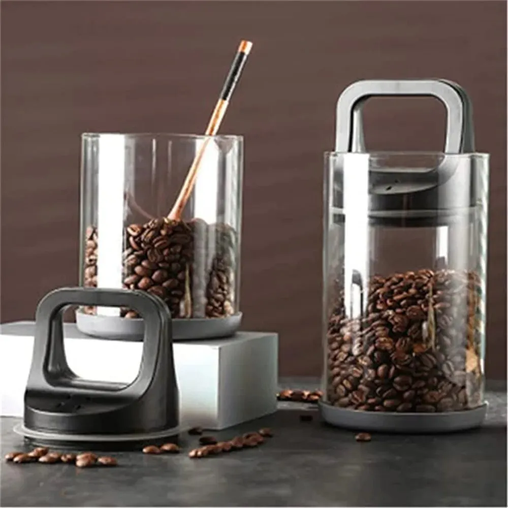 Fresh Keeping Container for Coffee Vented Vacuum Sealed and Moisture Proof