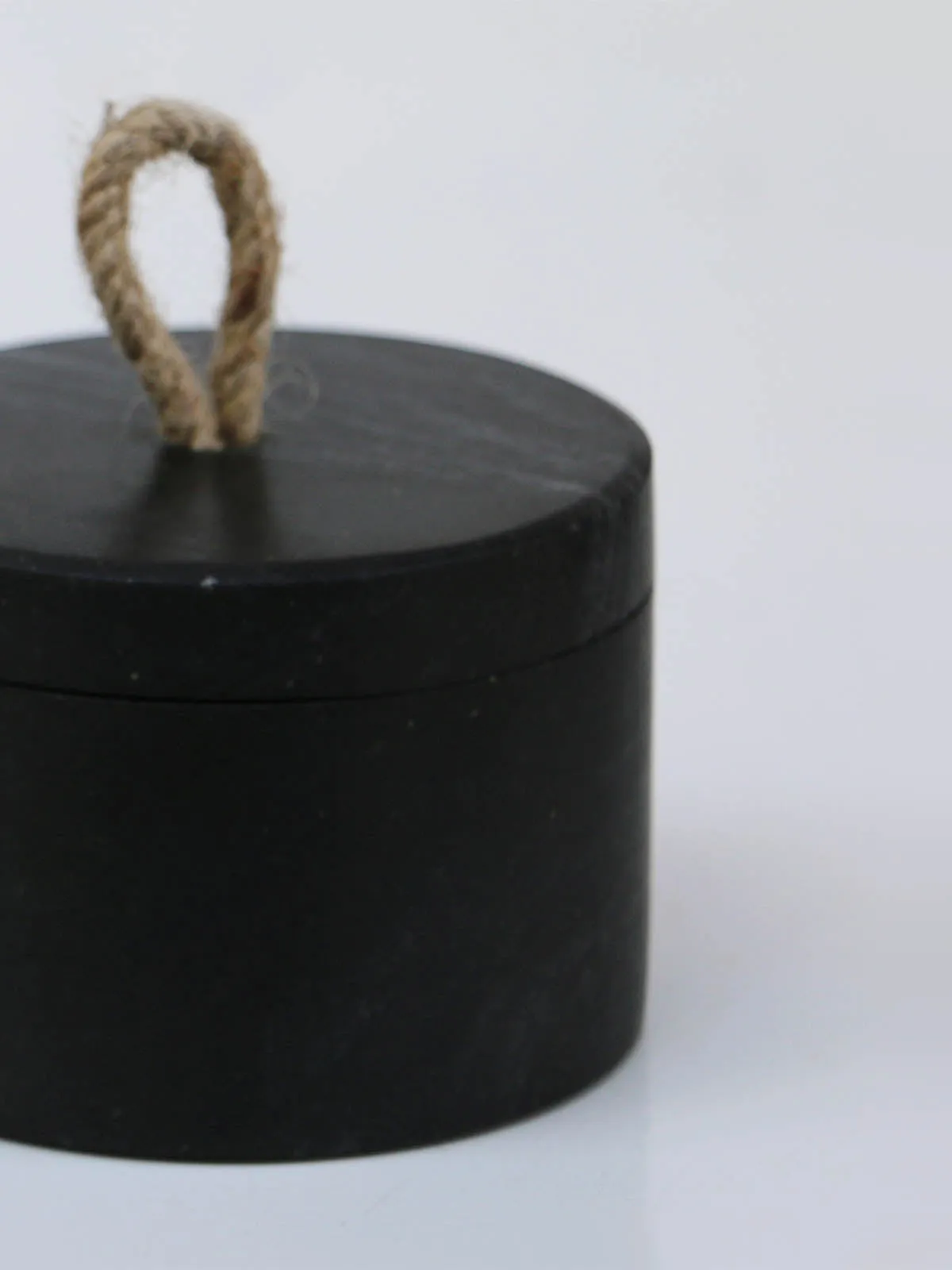 Handmade Marble Container Black