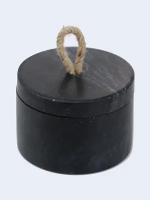 Handmade Marble Container Black
