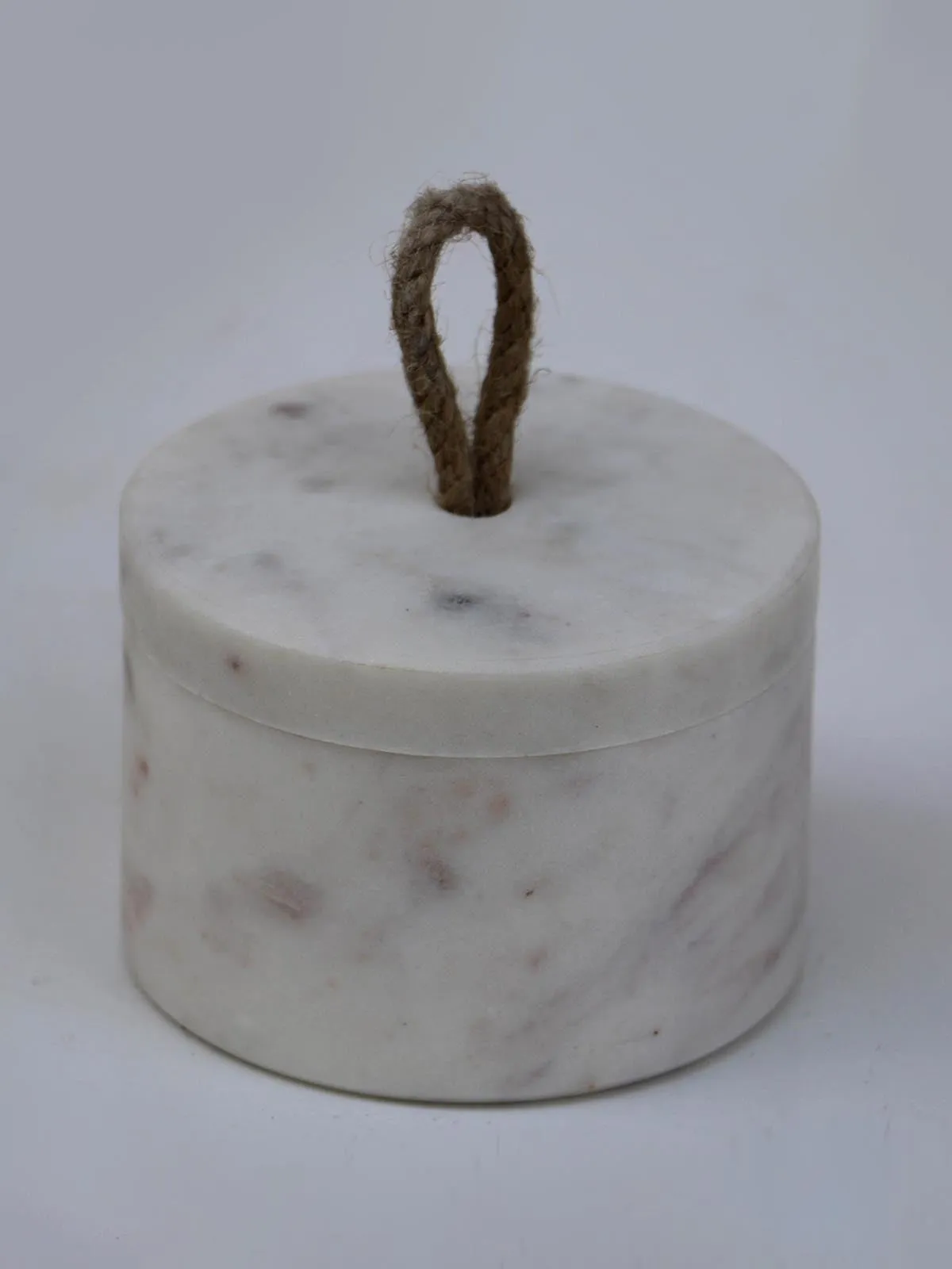Handmade Marble Container White