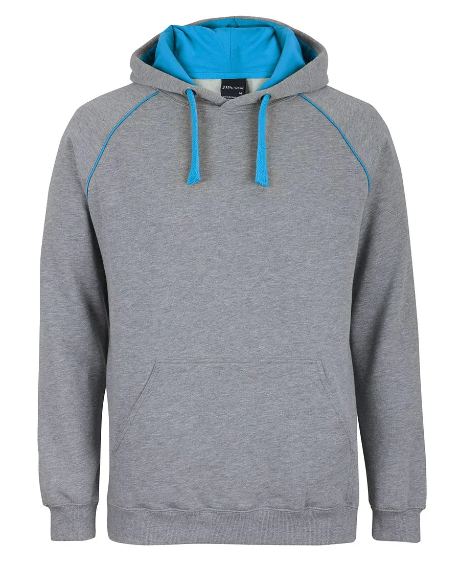 JBs Wear Adults Contrast Fleecy Hoodie