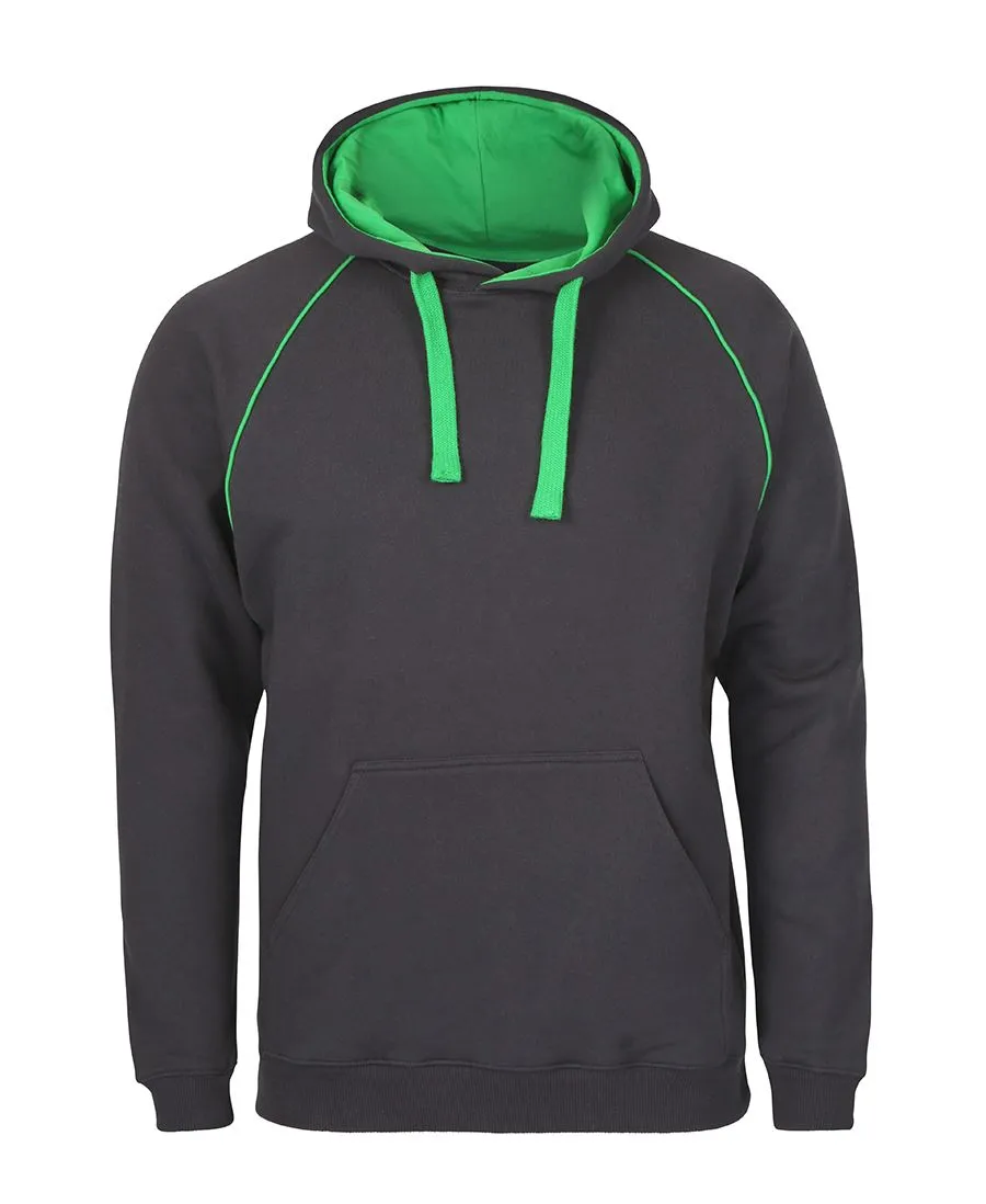 JBs Wear Adults Contrast Fleecy Hoodie