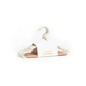 Mustard Made Kids Top Hangers - Chalk