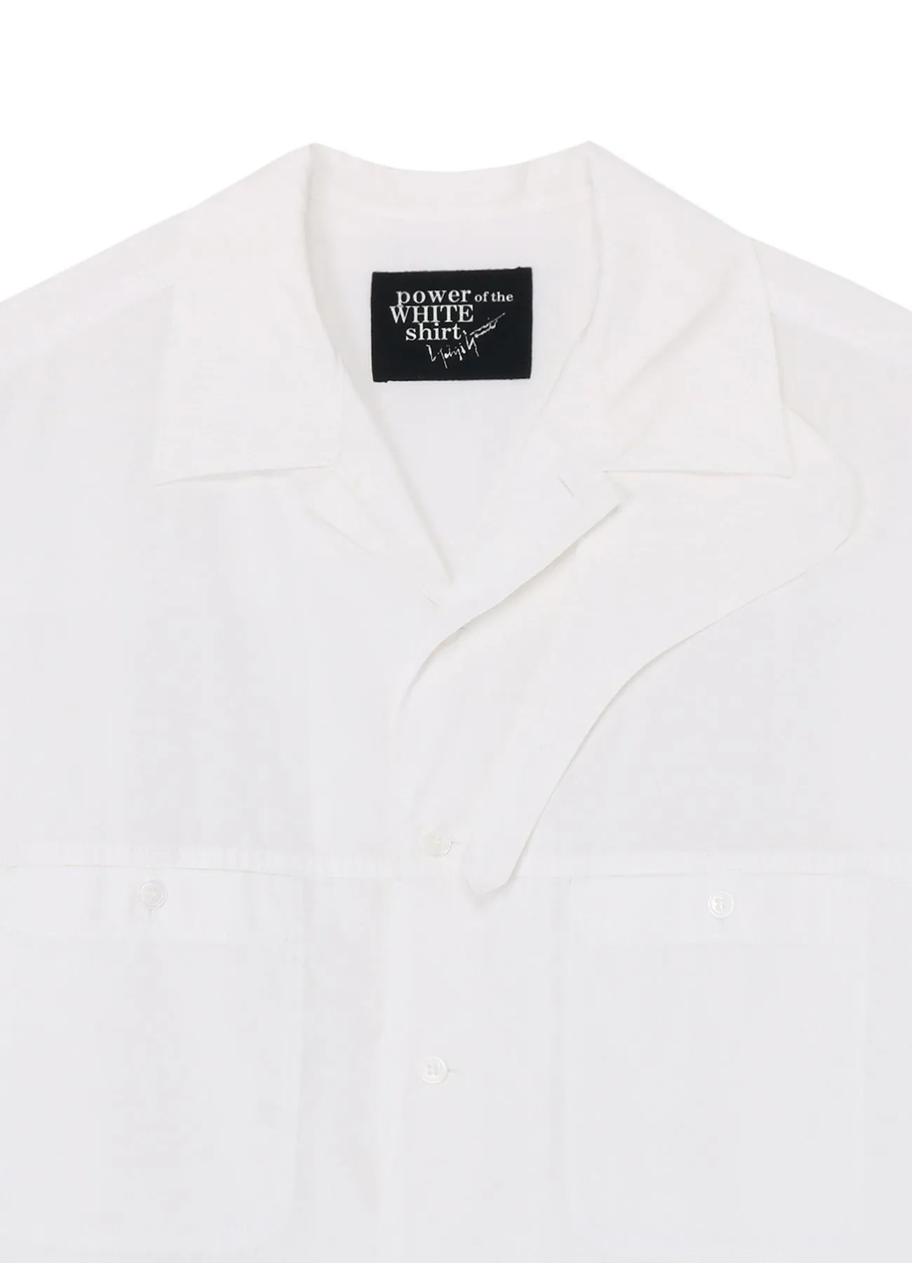 SHIRT WITH CHIN FLAP DETAIL
