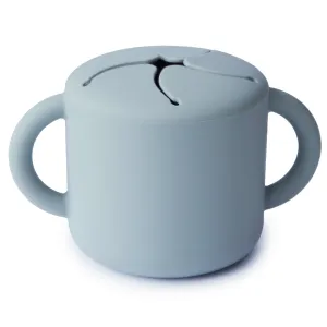 Silicone Snack Cup - Powder Blue by Mushie & Co