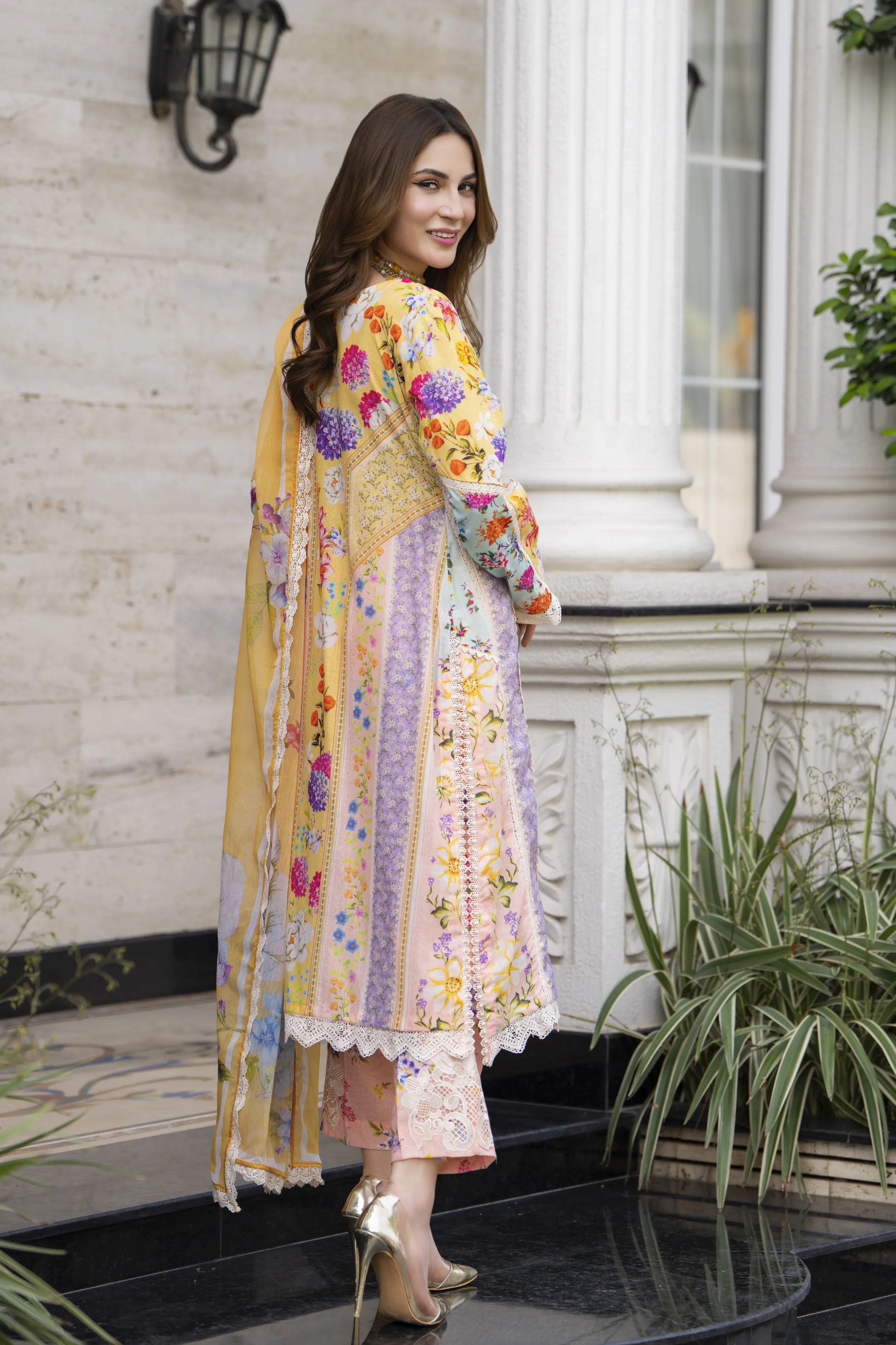 Silver Petals Ready to Wear Lawn Collection  SPRW1