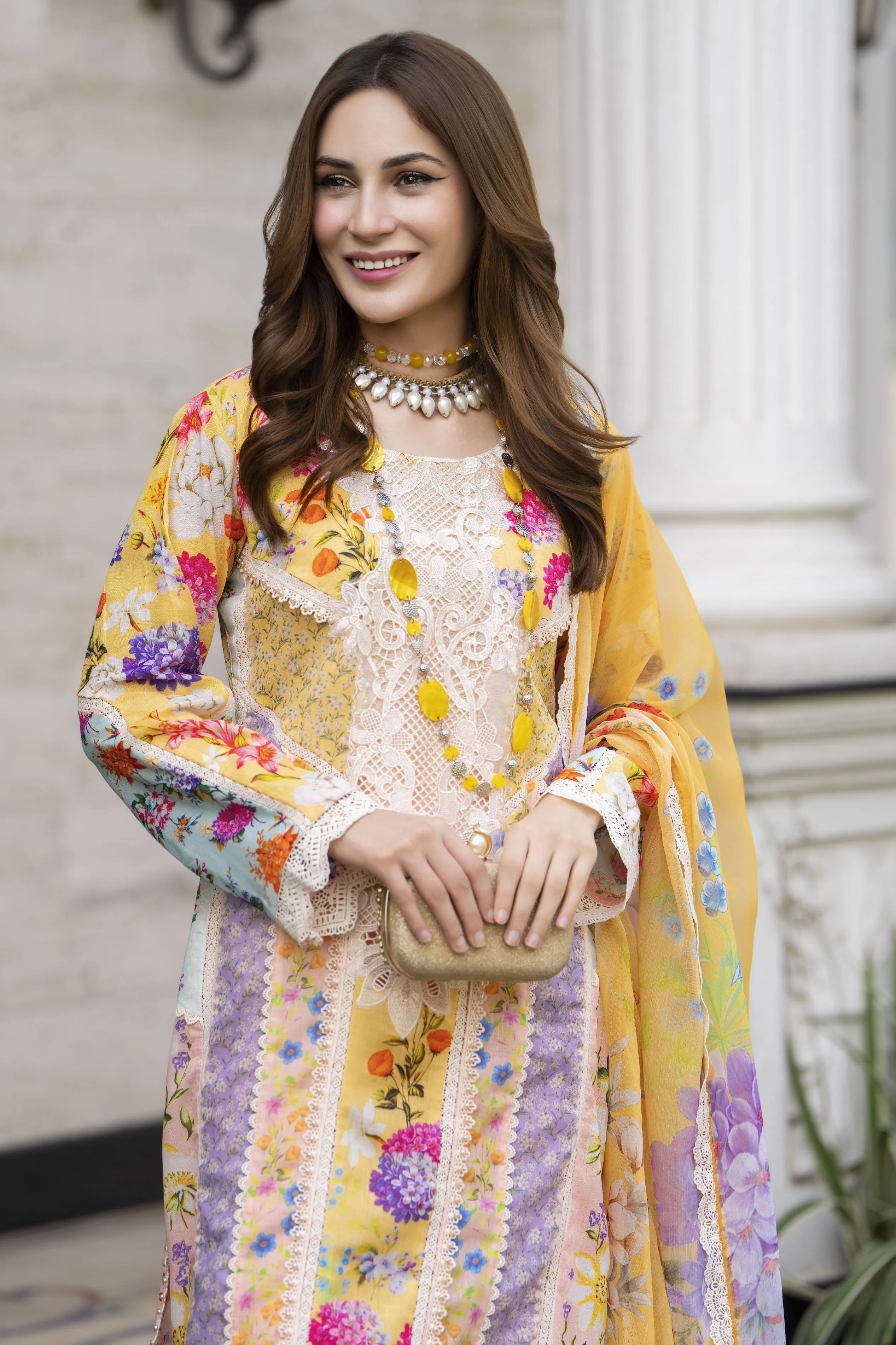 Silver Petals Ready to Wear Lawn Collection  SPRW1