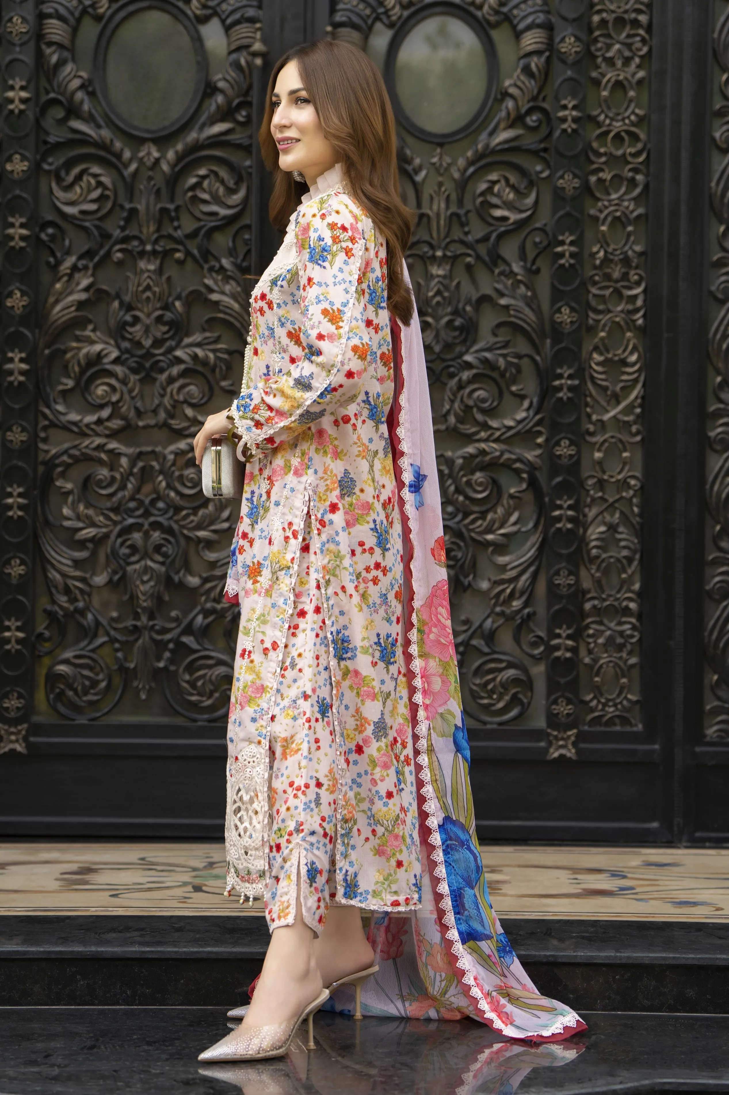 Silver Petals Ready to Wear Lawn Collection  SPRW5