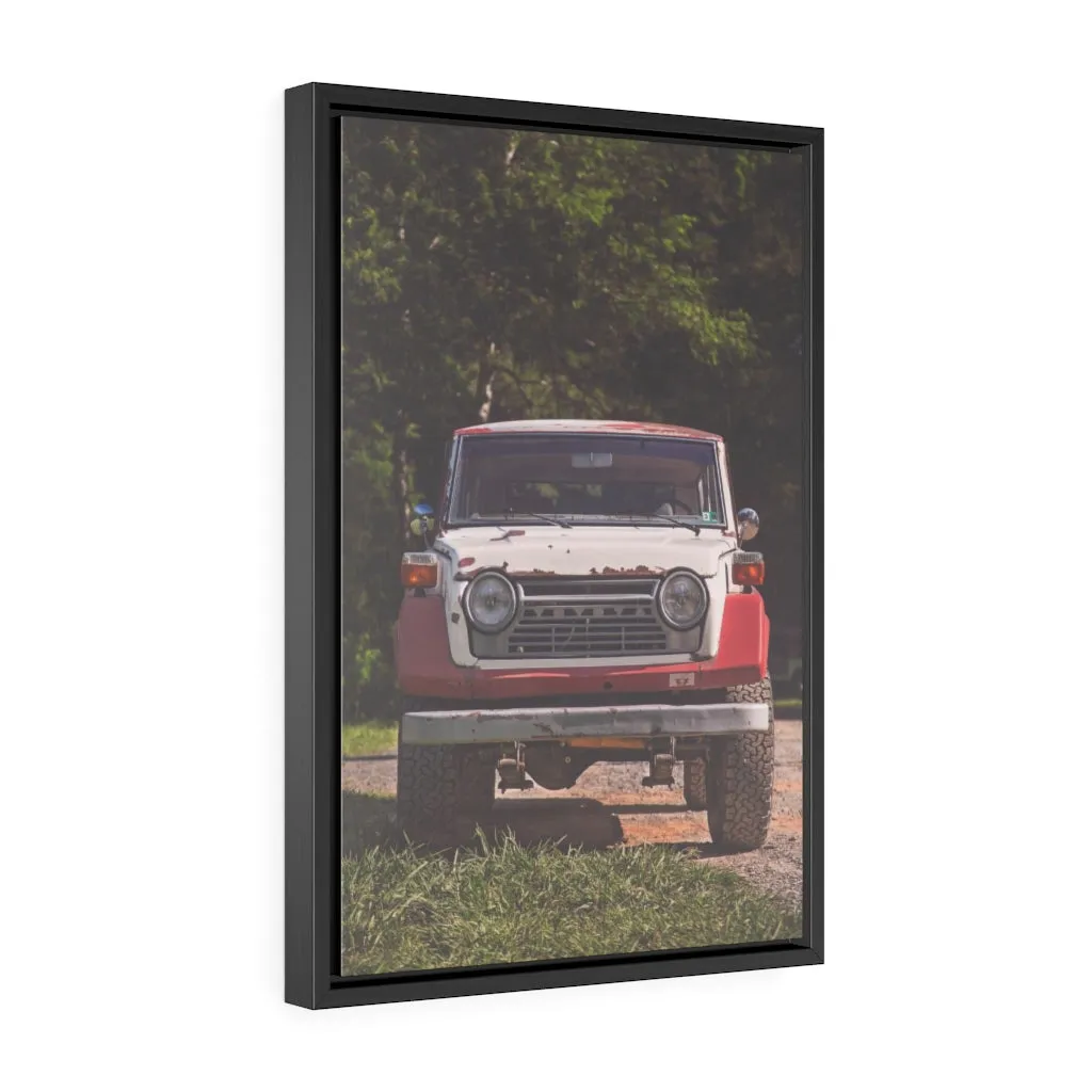 Toyota Land Cruiser FJ55 Artwork - Framed Canvas by Alex Cortani