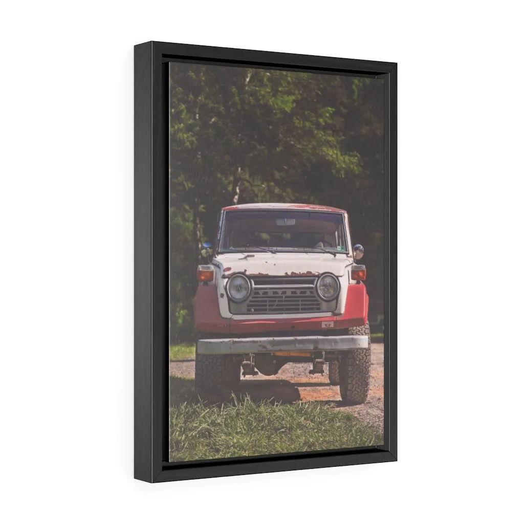 Toyota Land Cruiser FJ55 Artwork - Framed Canvas by Alex Cortani