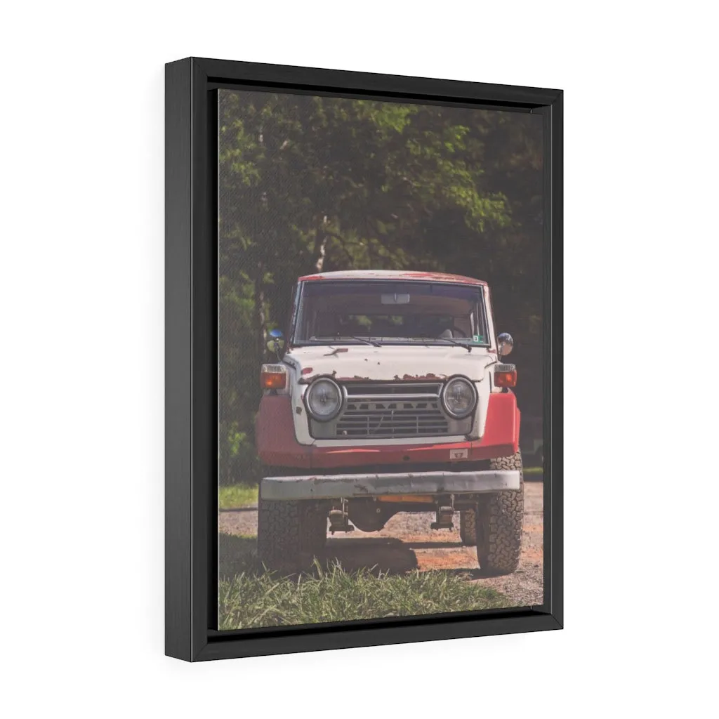 Toyota Land Cruiser FJ55 Artwork - Framed Canvas by Alex Cortani