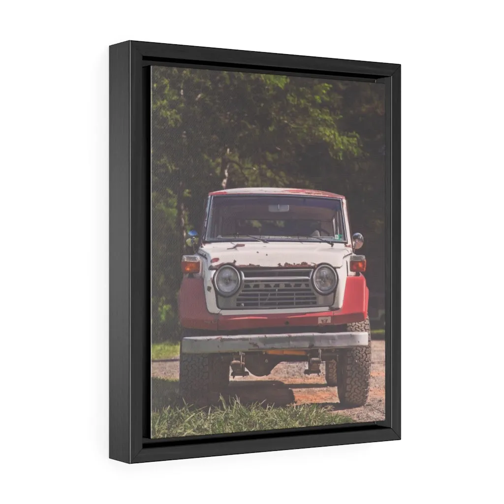 Toyota Land Cruiser FJ55 Artwork - Framed Canvas by Alex Cortani