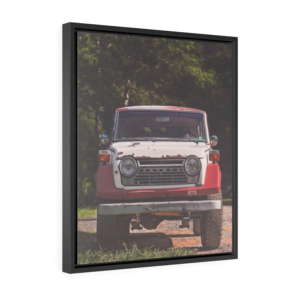 Toyota Land Cruiser FJ55 Artwork - Framed Canvas by Alex Cortani