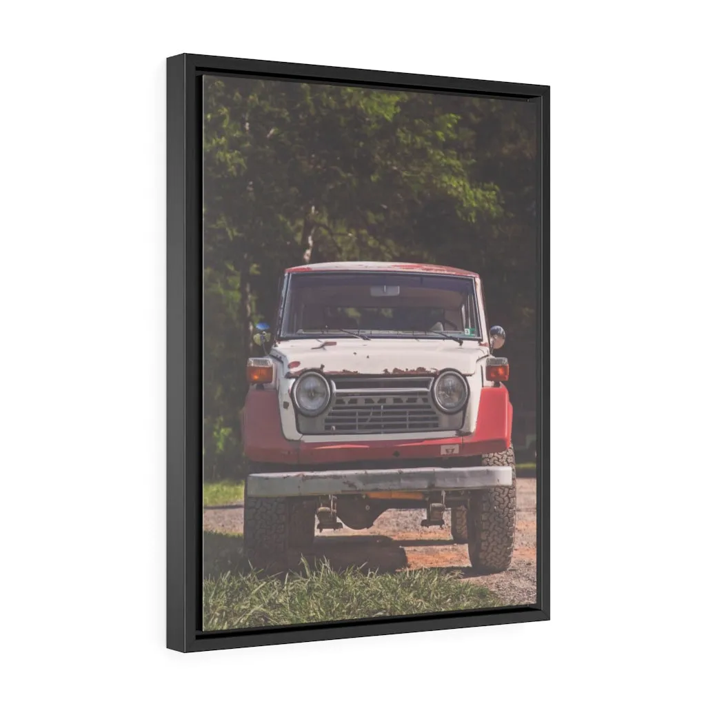 Toyota Land Cruiser FJ55 Artwork - Framed Canvas by Alex Cortani