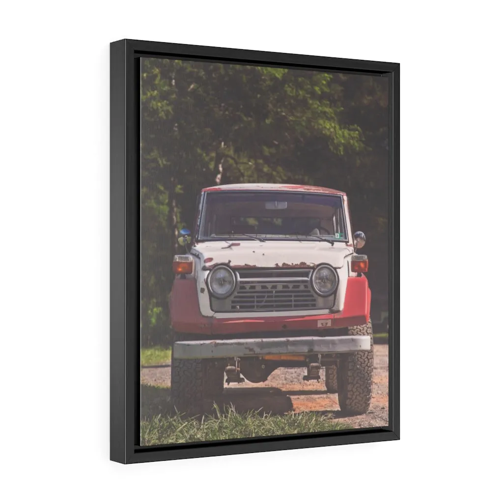 Toyota Land Cruiser FJ55 Artwork - Framed Canvas by Alex Cortani